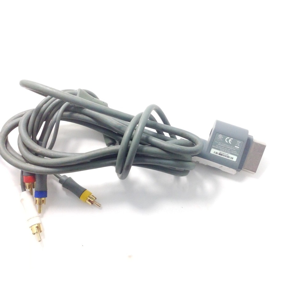 OEM Official Microsoft Xbox 360 Audio Video AV‎ Component HD Cable Cord!